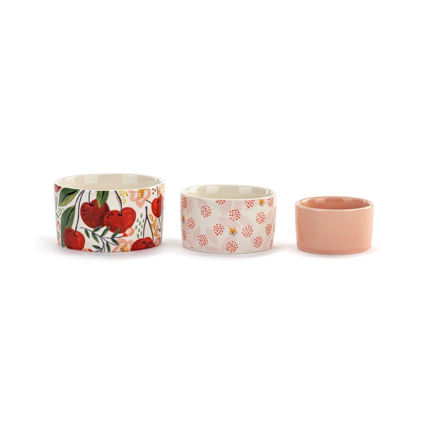 Nesting Prep Bowls Cherry - Set of 3