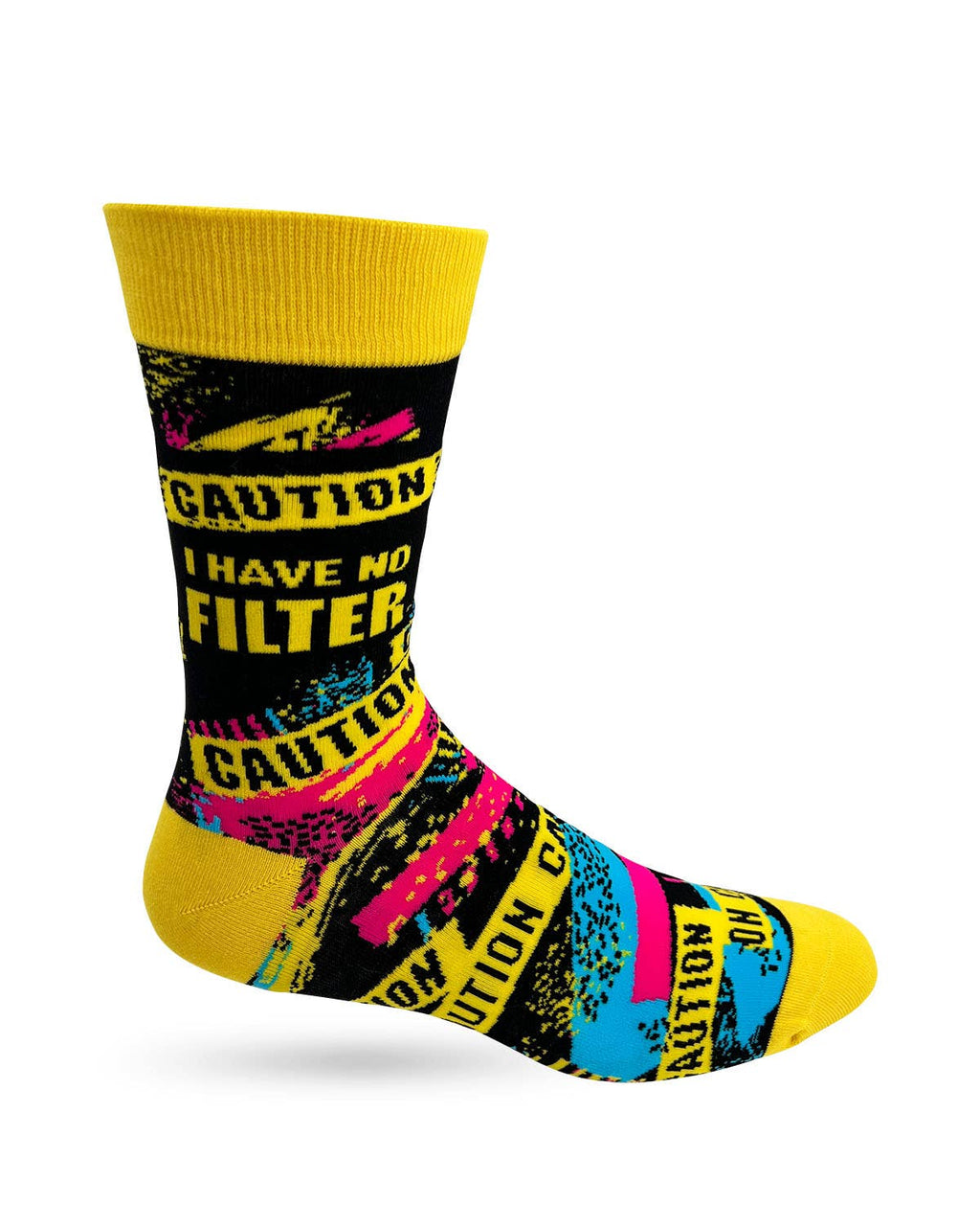 Caution I Have No Filter Men's Socks