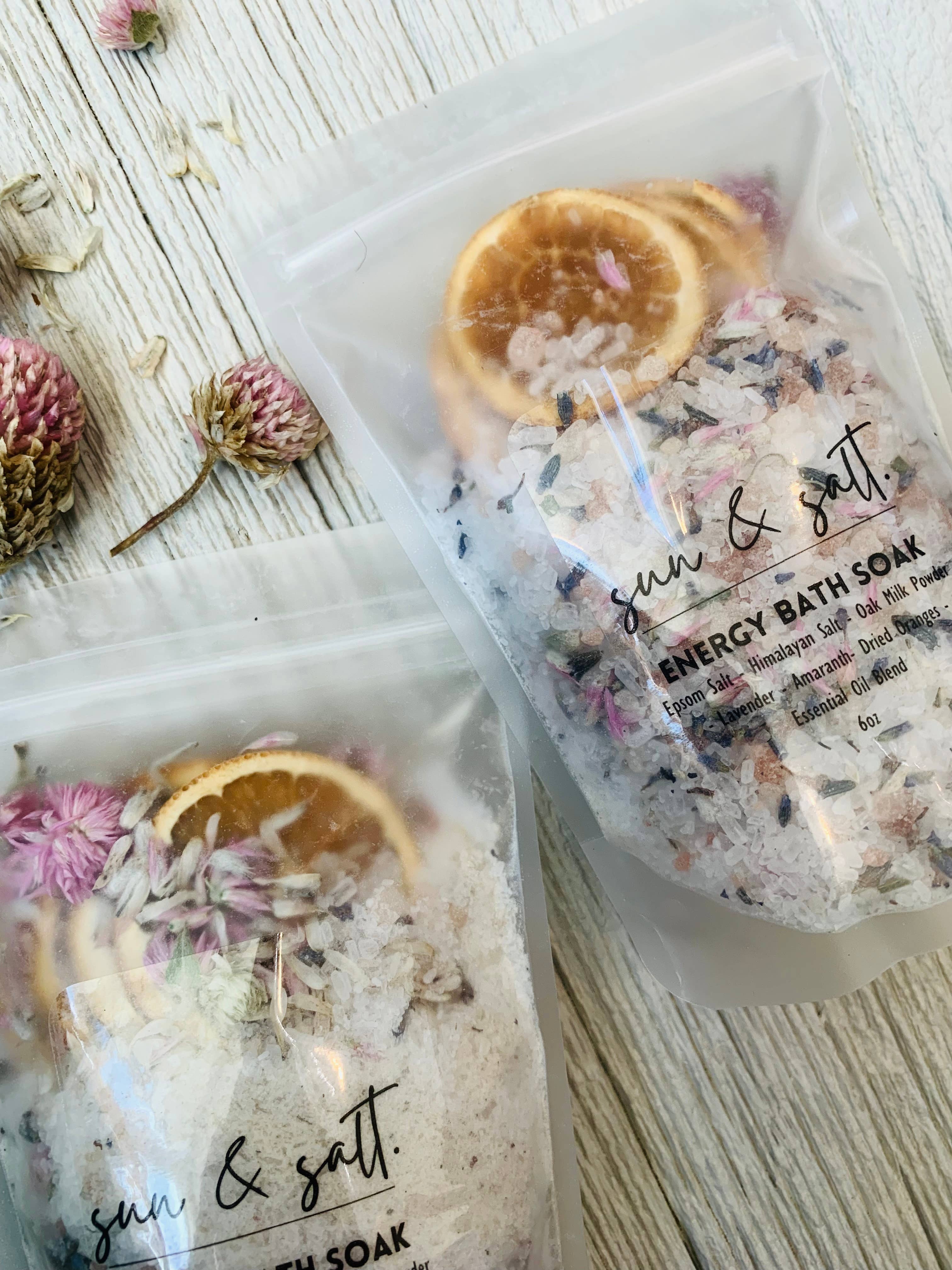Energy Bath Soak - Bath Salts - Mother's Day Gift -Lux&Lou -