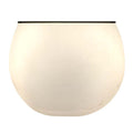 Roly Poly Glass - Warm Grey with Thin Black Rim