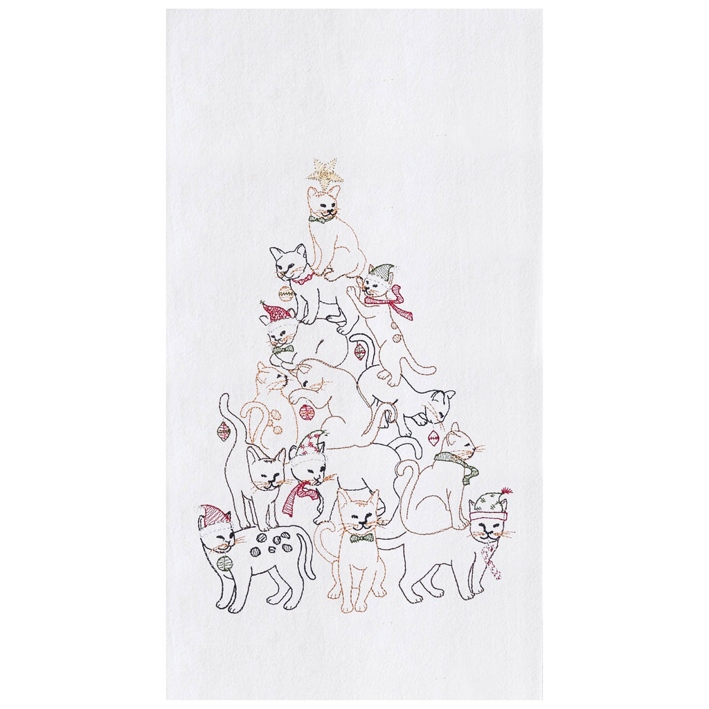 C&F Home - Christmas Cat Tree Kitchen Towel