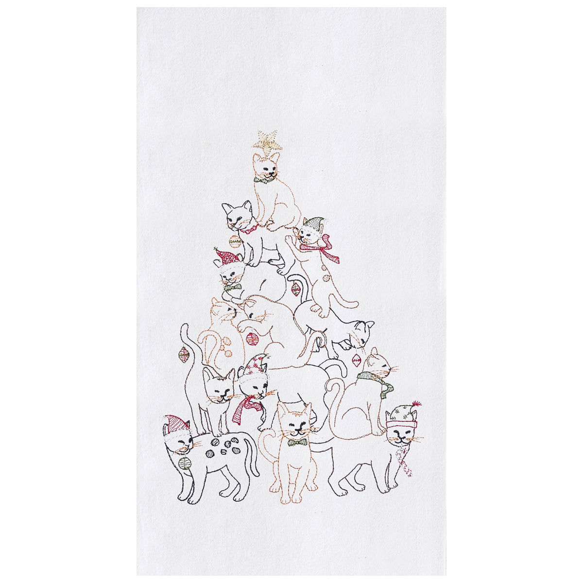 C&F Home - Christmas Cat Tree Kitchen Towel