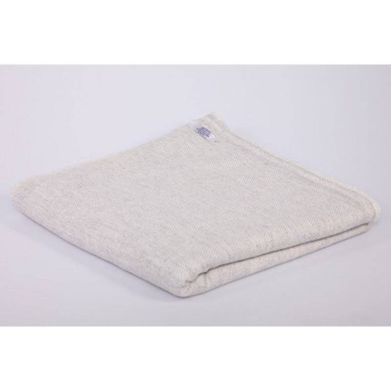 Herringbone Design Cashmere Blanket