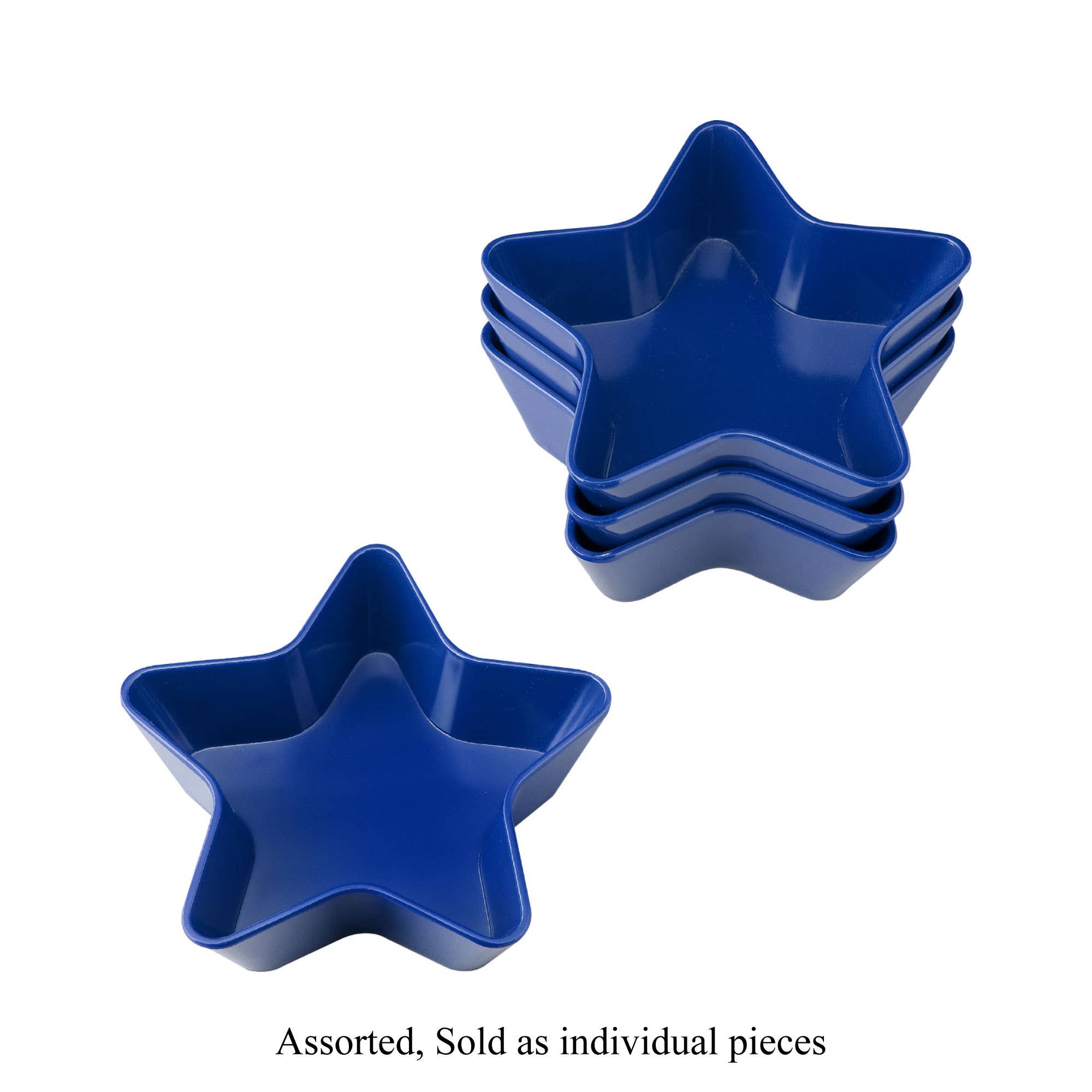Patriotic Star Melamine 5 1/2" Bowl, Blue