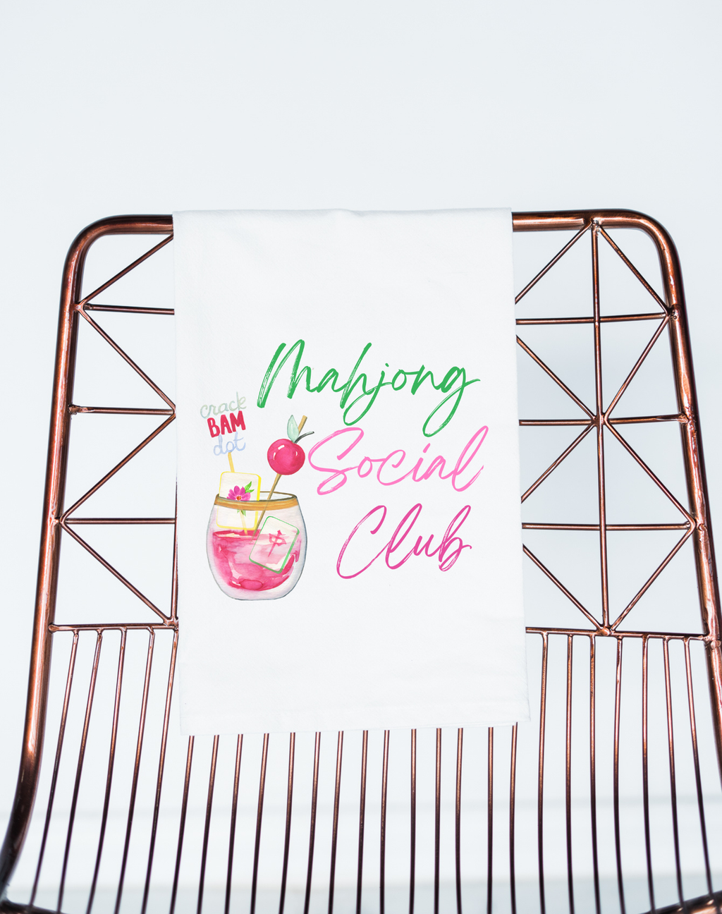 Mahjong Social Club towel