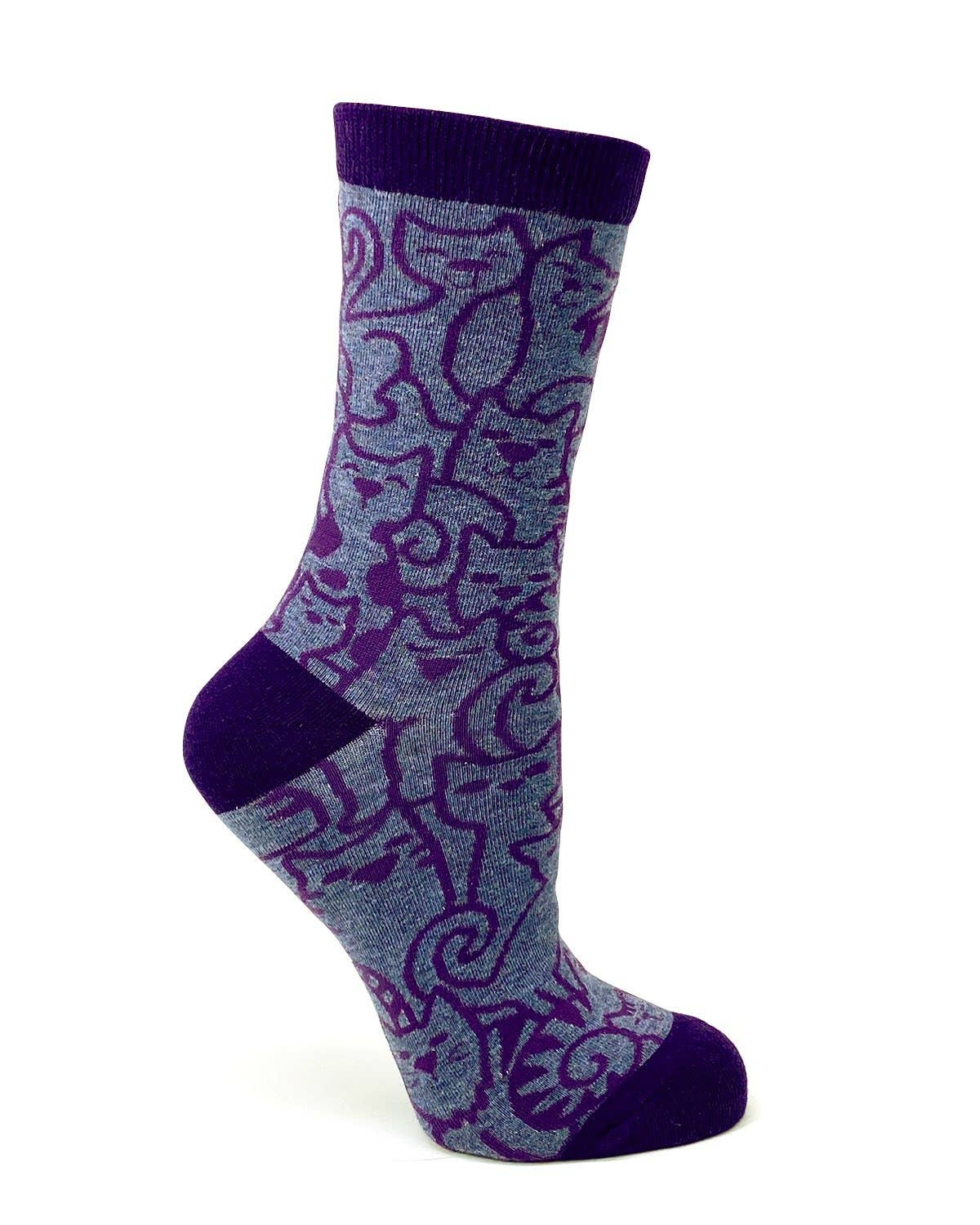 Cats Cats Cats Ladies' Crew Socks