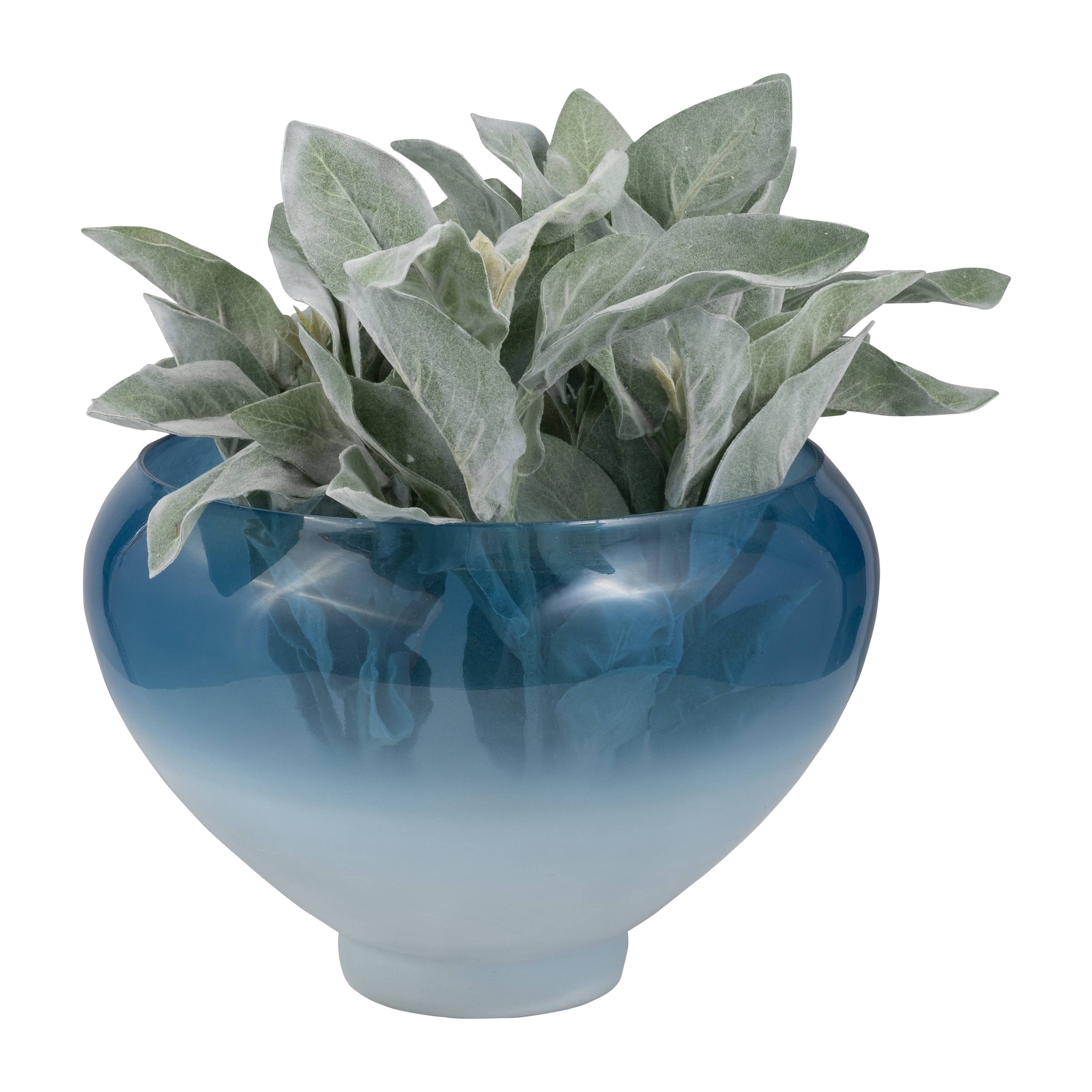 Decorative Bowls - Blue Glass Ombre, 10/14 in.