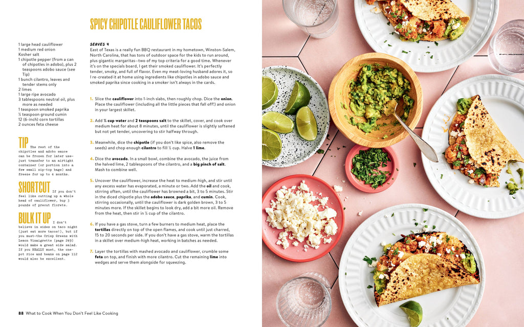 "What to Cook When You Don't Feel Like Cooking" - Hachette Book Group -