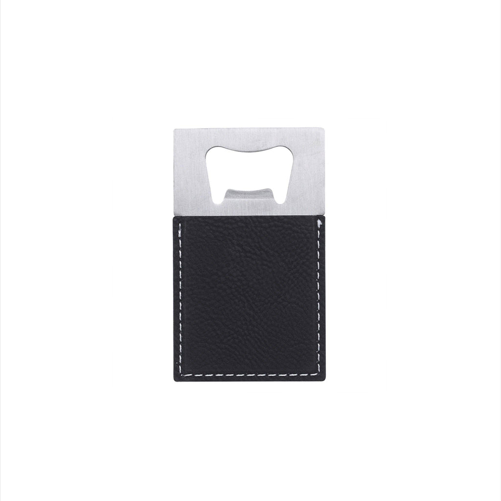 Blk Bottle Opener - 3.5" x 2"