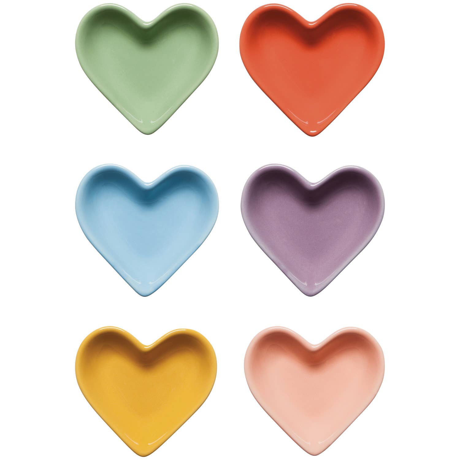 Heart Pinch Bowls