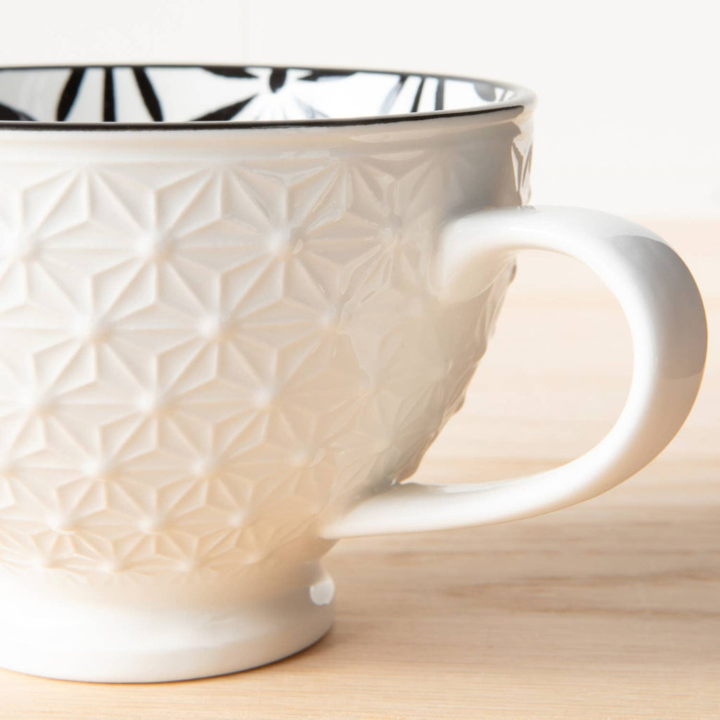 White Latte Mug 14 oz