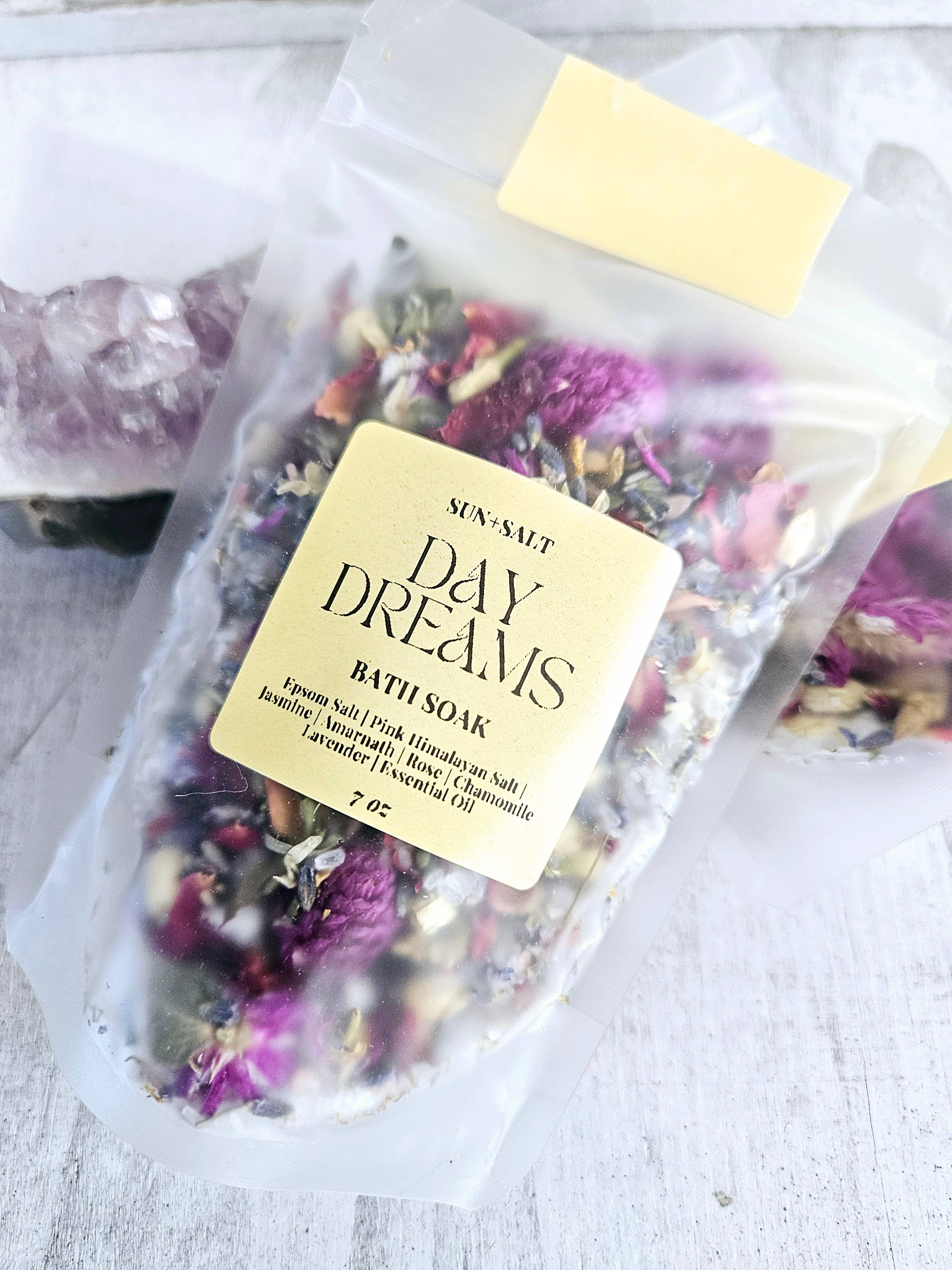 Day Dream Bath Soak - Bath Salts - Floral Soak -Lux&Lou -