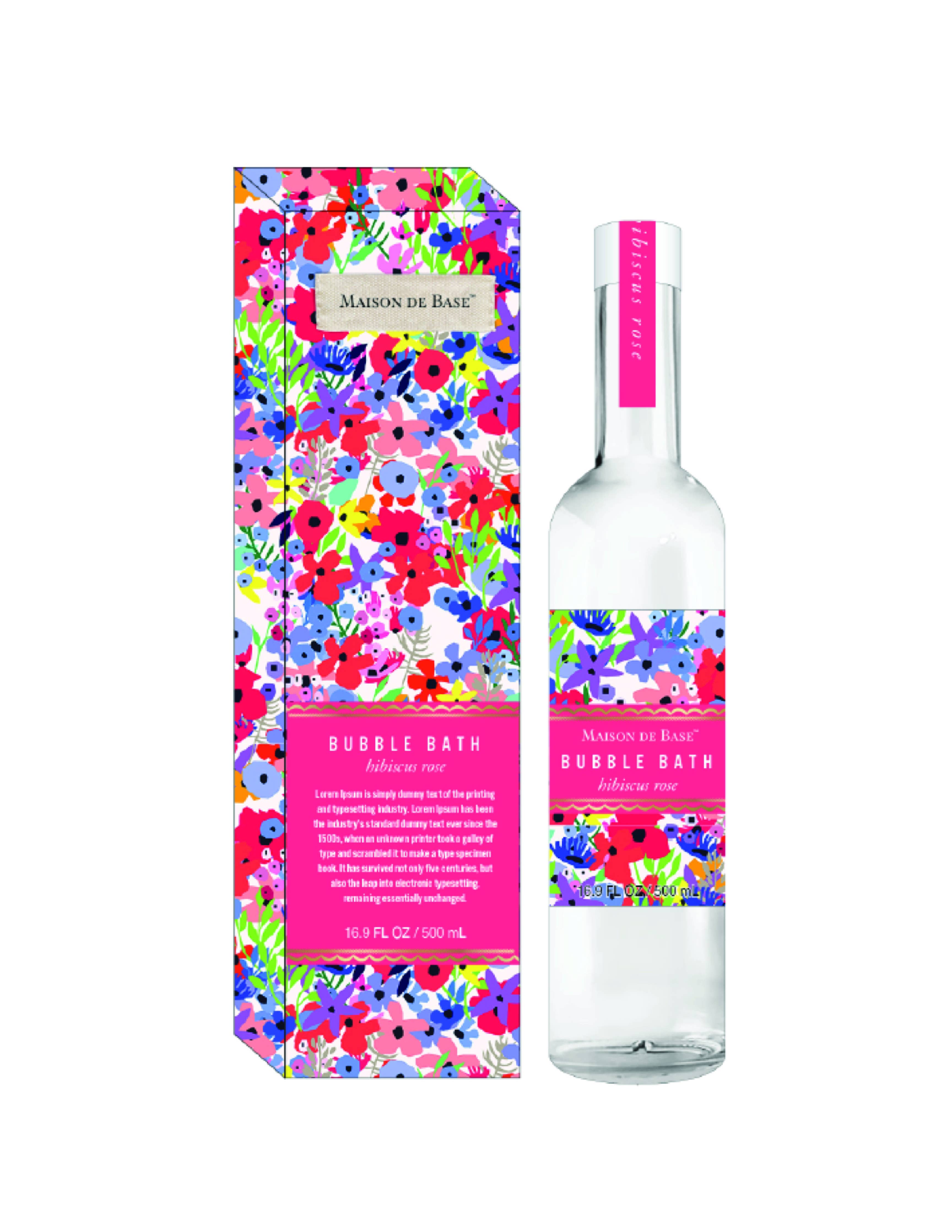 500ml Bubble Bath In Printed Box
