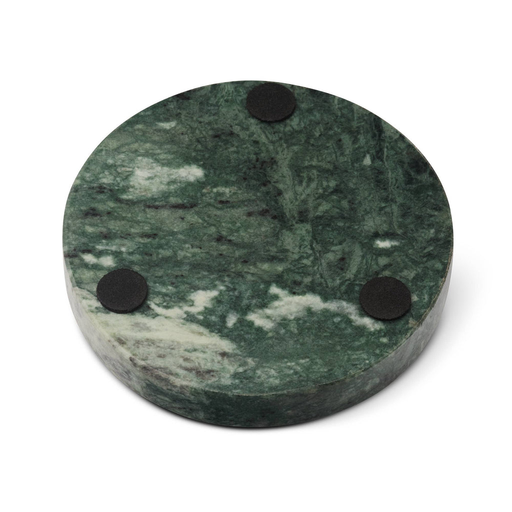 Round Marble Coaster - Green