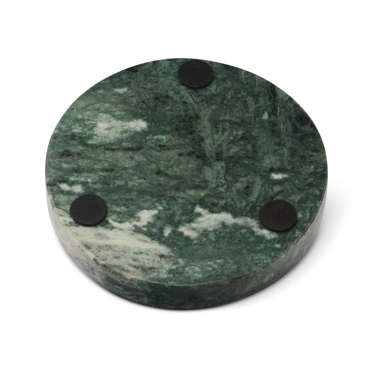 Round Marble Coaster - Green