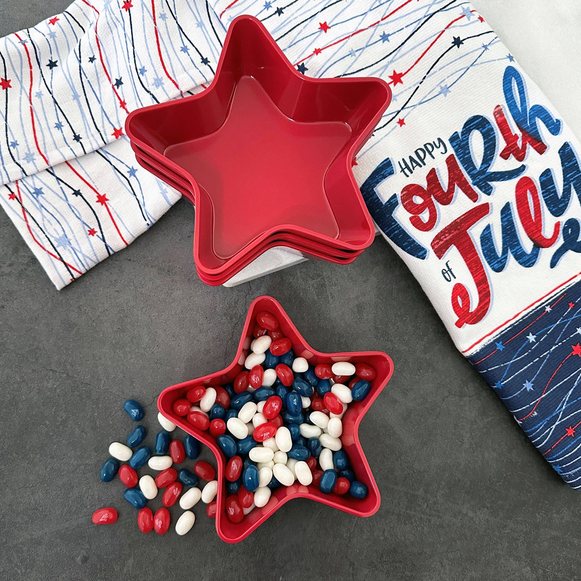 Patriotic Star Melamine 5 1/2" Bowl