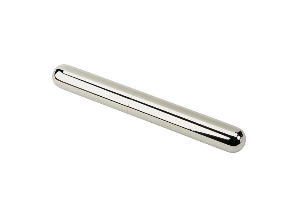 Stainless Steel Cigar Tube with Black Pouch-Groomsmen's Gift