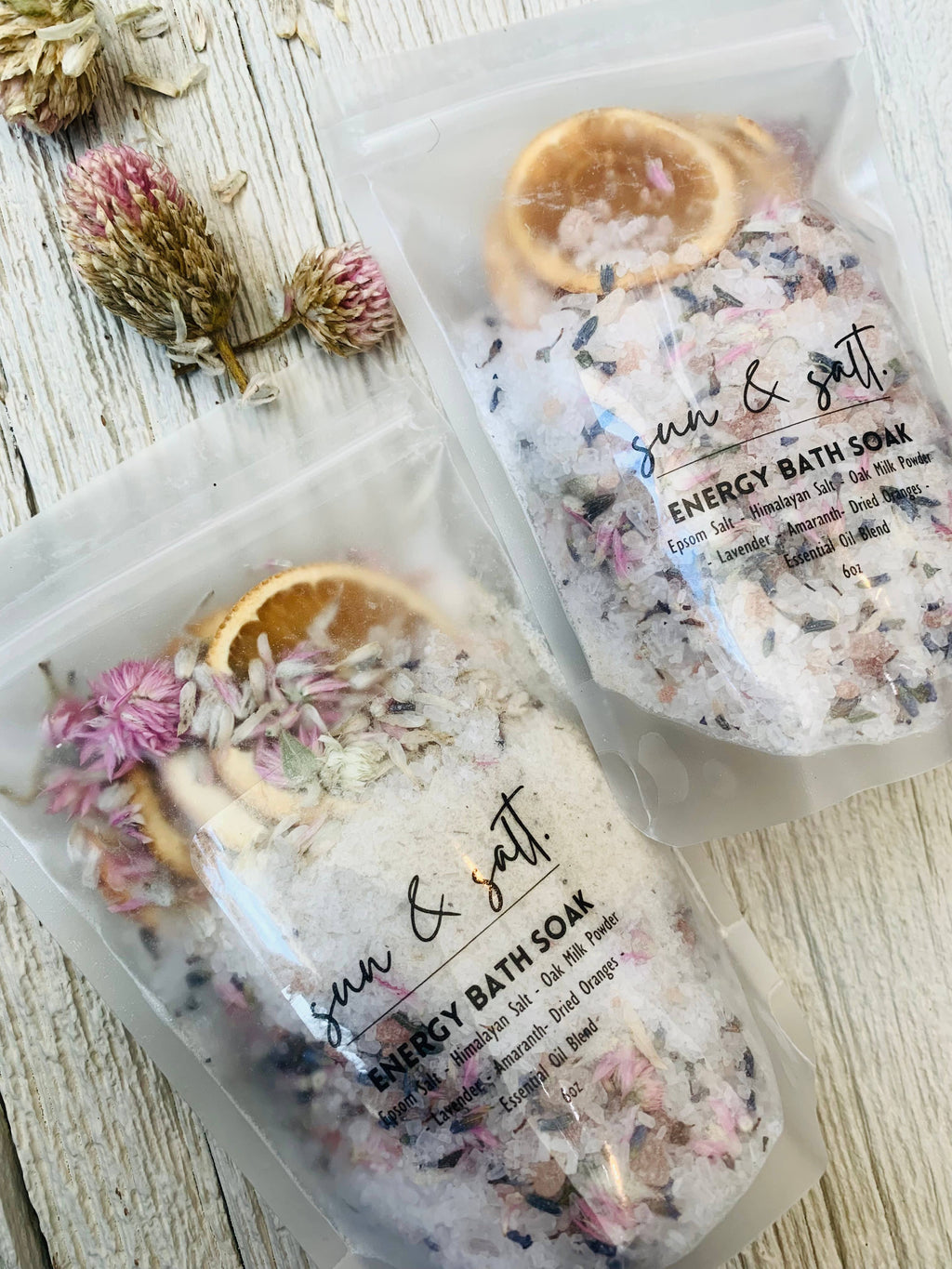 Energy Bath Soak - Bath Salts - Mother's Day Gift -Lux&Lou -