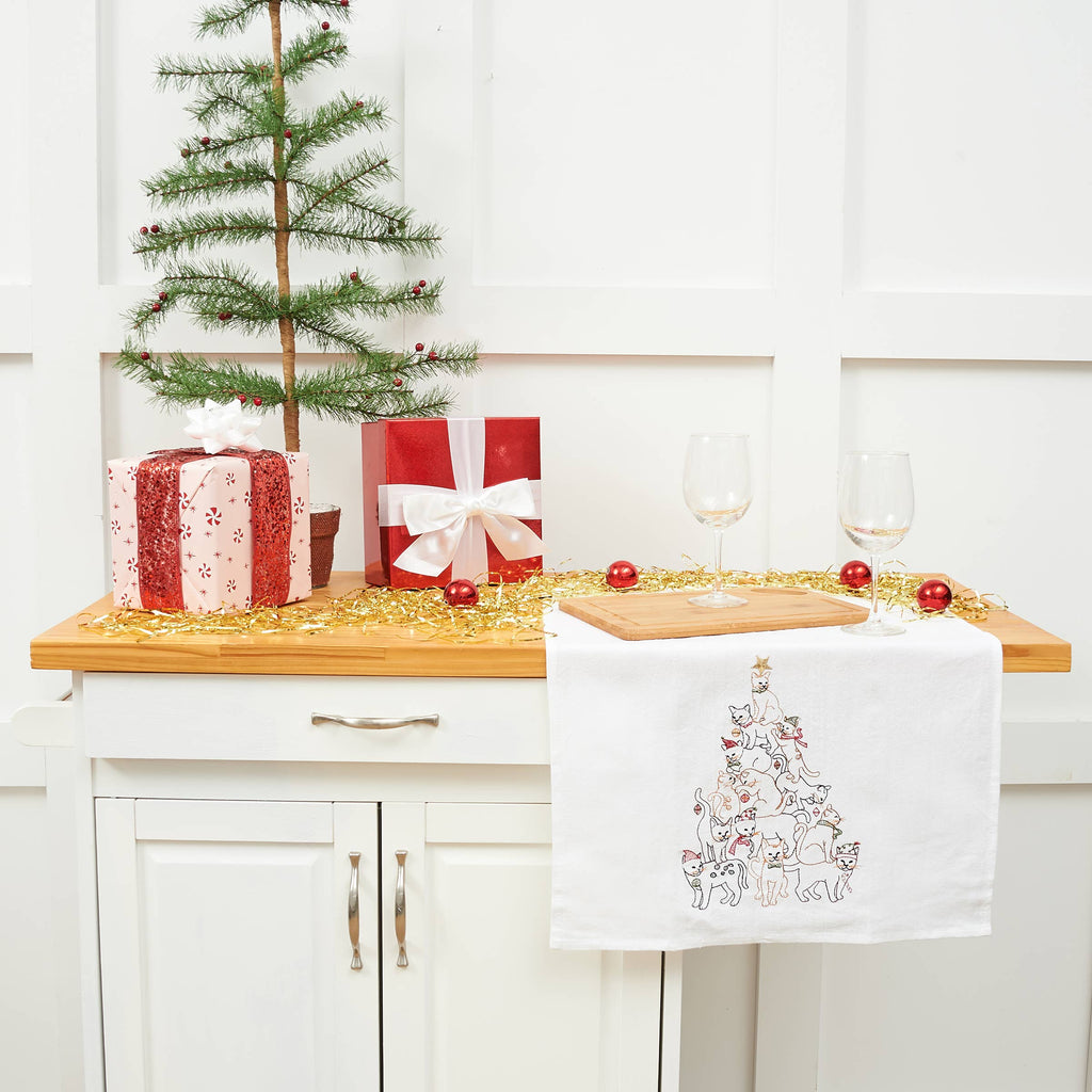 C&F Home - Christmas Cat Tree Kitchen Towel