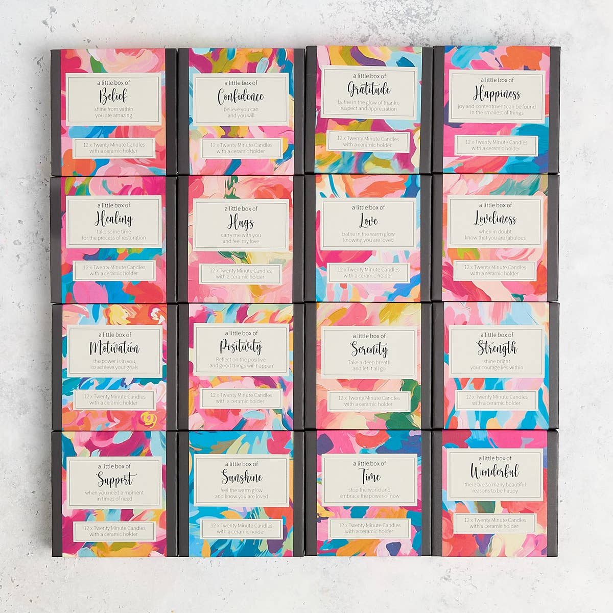 A Little Box of Positivity-20 Minute Meditation Candles
