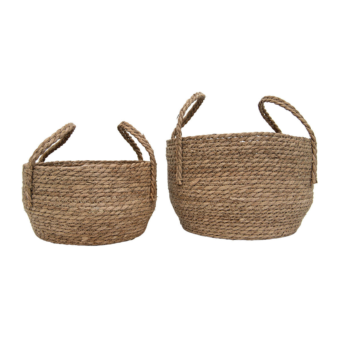 #S/2 Lina Natural Woven Baskets