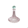 1-1/2 Quart Cut Glass Decanter W Glass